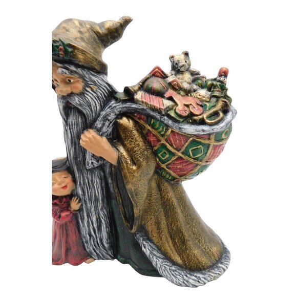 Vintage Old World Santa Claus Ceramic Figurine Father Christmas 10" - Picture 3 of 6